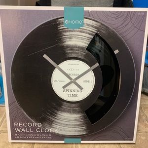 Record Wall Clock